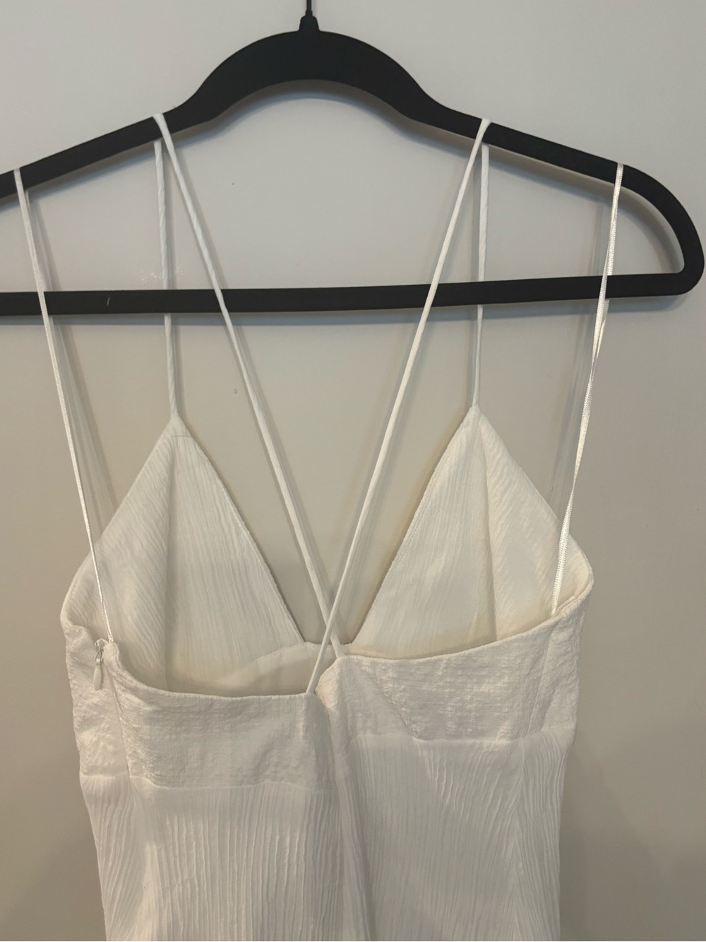 NWOT Zara White Maxi dress sz M - Picture 6 of 8